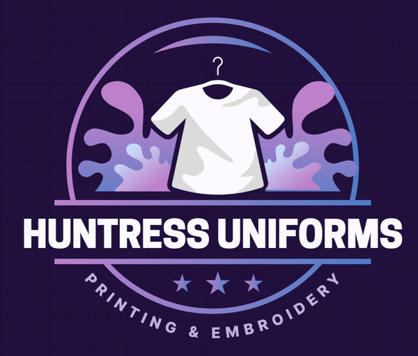 Huntress Uniforms logo